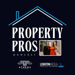 Property pros podcast banner. 